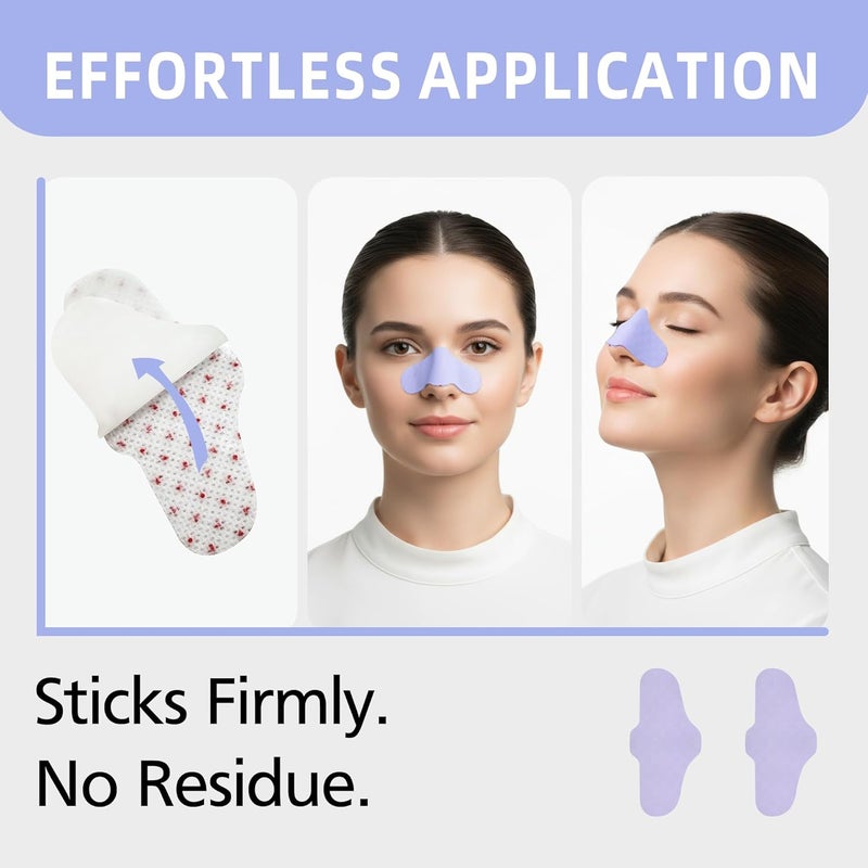 DKUUPEX Winter Nose Patch 2-Pack – Self-Adhesive Nose Bandages for Cold Weather – Windproof & Skin-Friendly Nose Covers for Daily Outdoor Use - Image 2